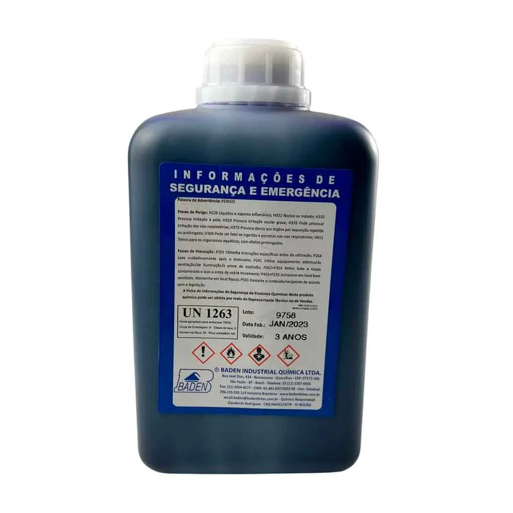 Tinta De Traçagem Azul (Violeta) 01lt Baden